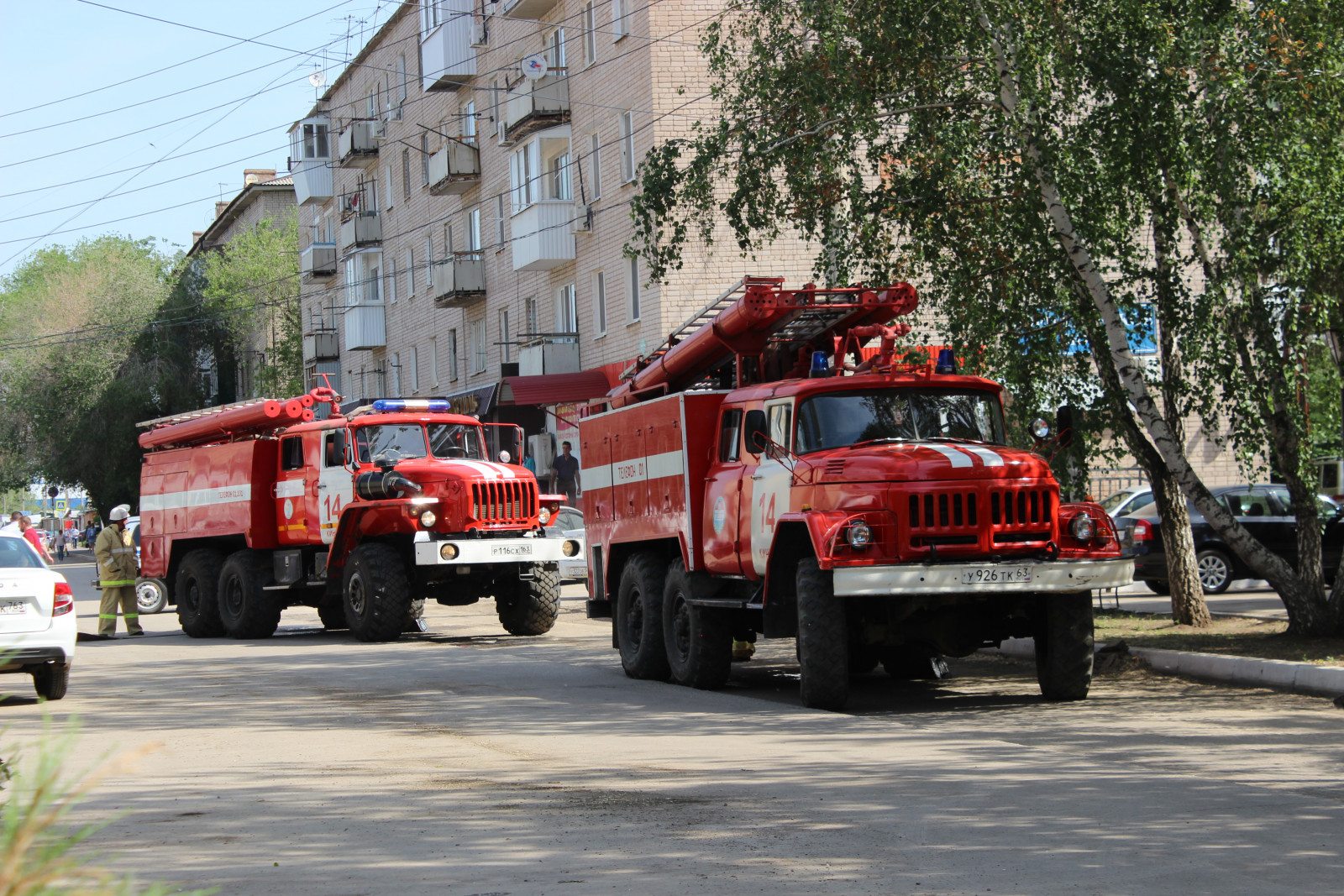 В КИНЕЛЕ ПРОВЕЛИ УЧЕНИЯ ПО ПОЖАРНОЙ БЕЗОПАСНОСТИ — Сайт администрации  Городского округа Кинель